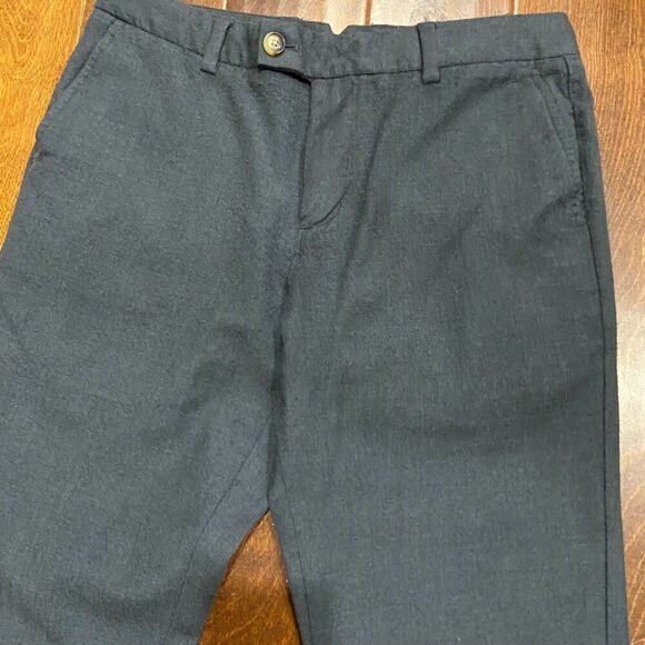 Vineyard Vines Classic Straight Leg Wool Chino Pants Grey Men's Size 33 x 30 - Picture 2 of 9